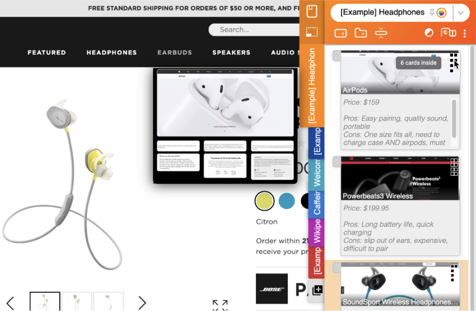 Fuse: In-Situ Sensemaking Support in the Browser